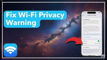 How To Fix Privacy Warning WiFi On iPhone