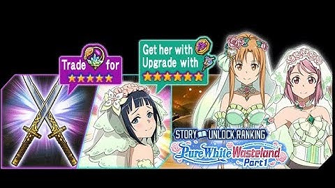Sword Art Online Memory Defrag - Pure White Wasteland Part 1 Event Full Story