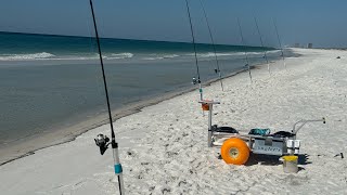 Beautiful Spring Weather is making the Pompano Bite on the Florida Panhandle