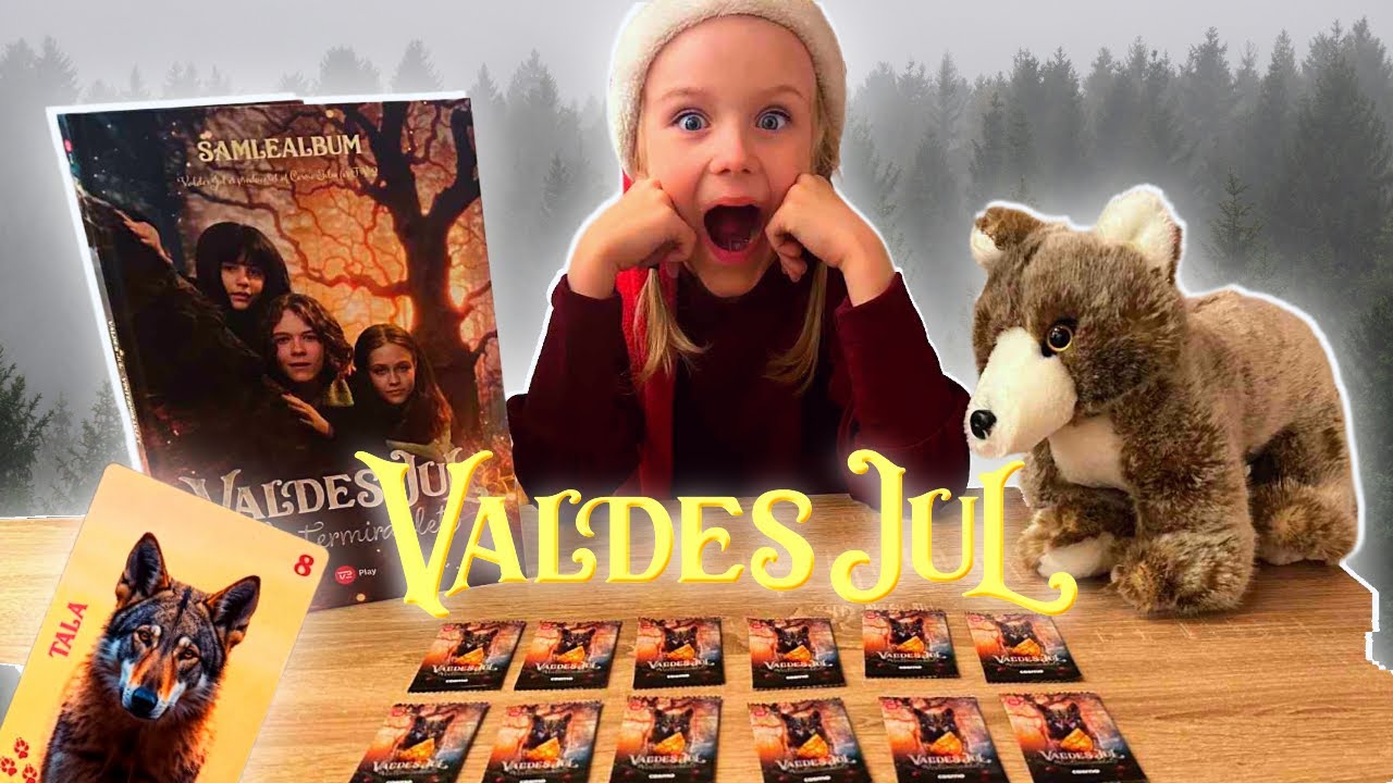 FINDER VI DE SJÆLDNE KORT?! Unboxing Valdes Jul samlekort!