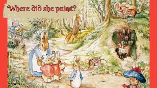 Can we find where Beatrix Potter painted in the village of New Sawrey?