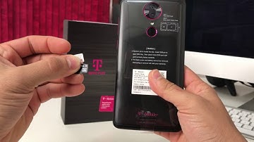 How to install SD and SIM card into T-Mobile REVVL Plus