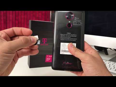 How to install SD and SIM card into T-Mobile REVVL Plus