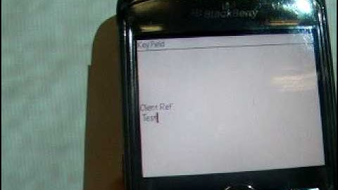Winscribe dictation on Blackberry demonstration
