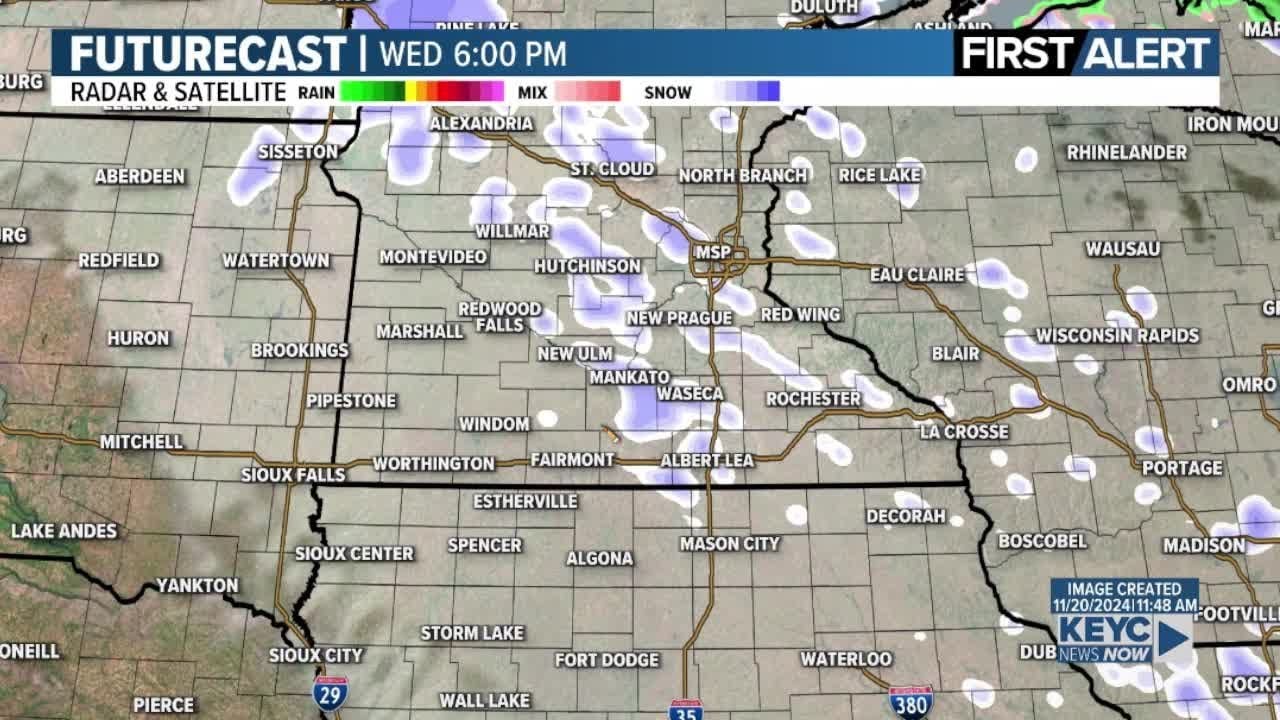 Windy and cold with light snow today; cold and dry through Thanksgiving ...