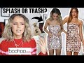 £400+ RECEIPT FROM BOOHOO...SPLASH OR TRASH?! | TRY ON STYLING CLOTHING HAUL