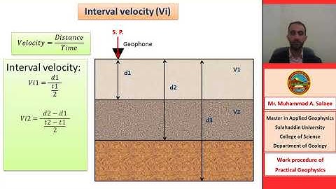 Lab. no. 1: Interval velocity & Average Velocity in Seismic Method