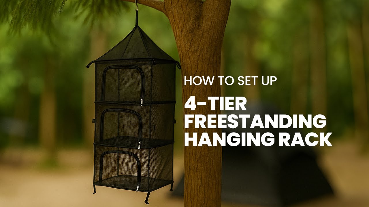 Setup Guide 4-Tier Freestanding Hanging Rack