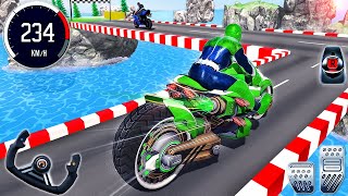 GT Bike Mega Ramp Racing Simulator 3D - Improssible Tracks Stunt Bike Rider - Android GamePlay screenshot 1