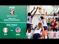 ITA vs. USA - Semi-Finals | Full Game | Girls U18 Volleyball World Champs 2021
