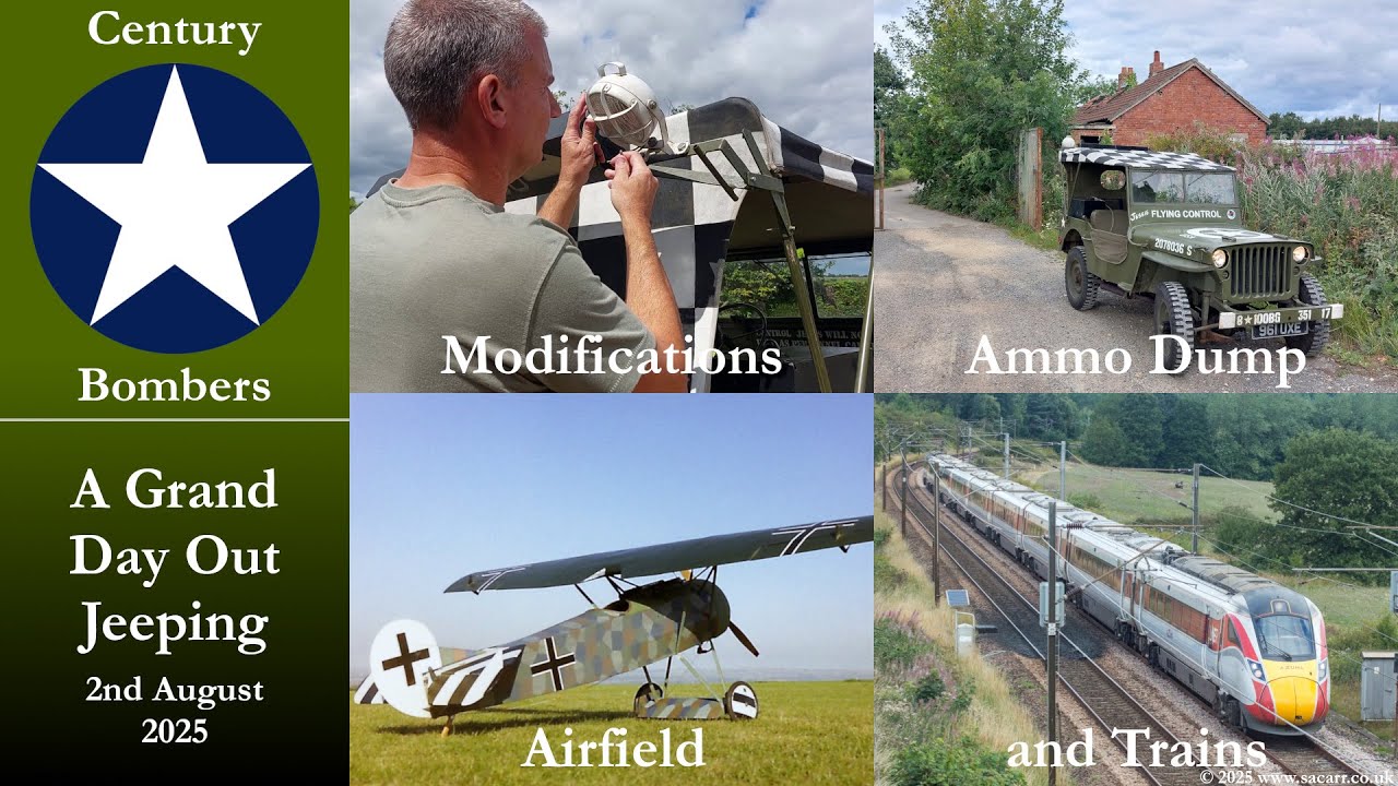 Jeep, Ammo Dump, Aviation, Trains and Landscapes - A Jeep Day Out