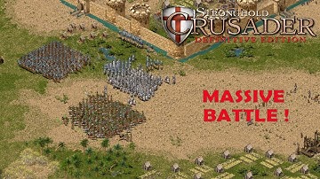 Stronghold Crusader 🔥 – INSANE 2vs2 Online Battle! Total War Eruption!
