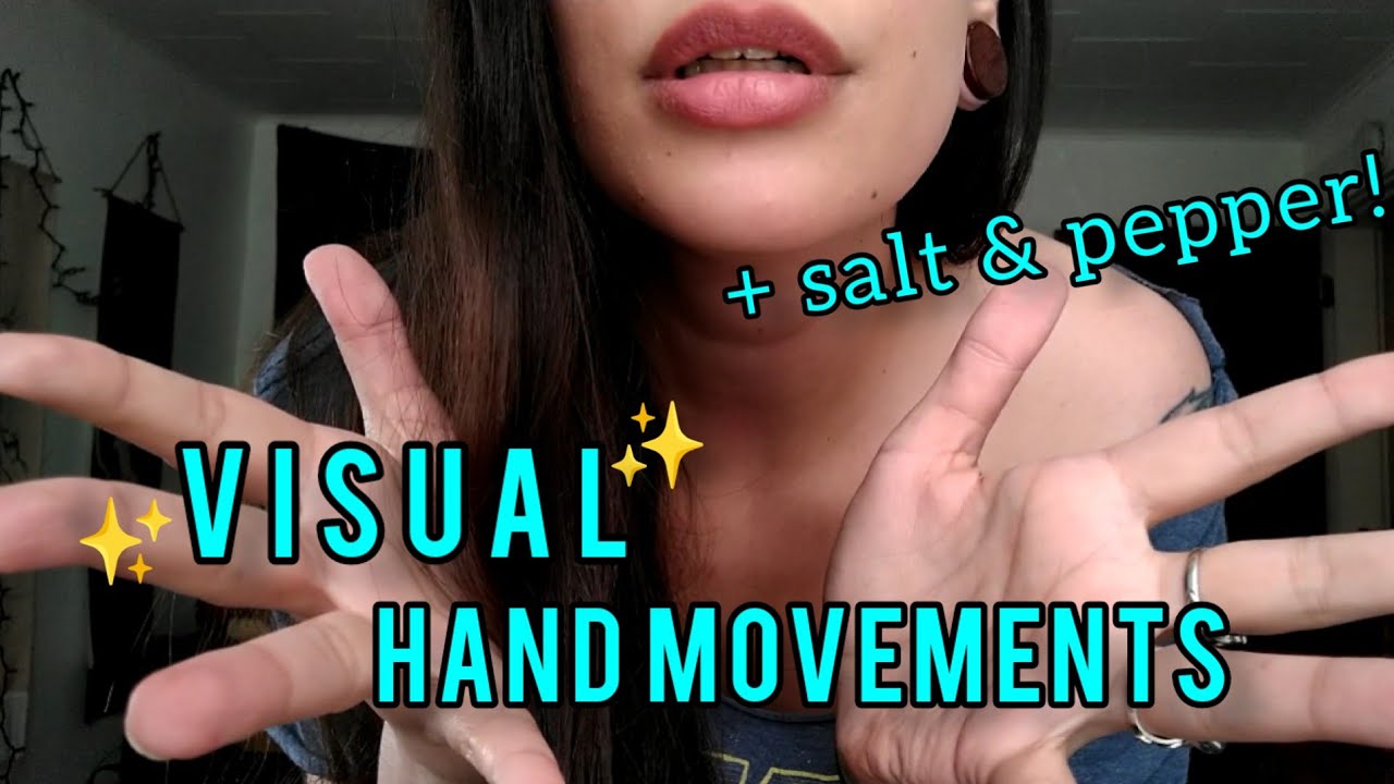 Fast & Aggressive ASMR Visuals, "Salt & Pepper" Trigger, Hand Sounds