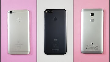 Xiaomi Redmi Y1 vs Mi A1 vs Redmi Note 4 SPEEDTEST !!