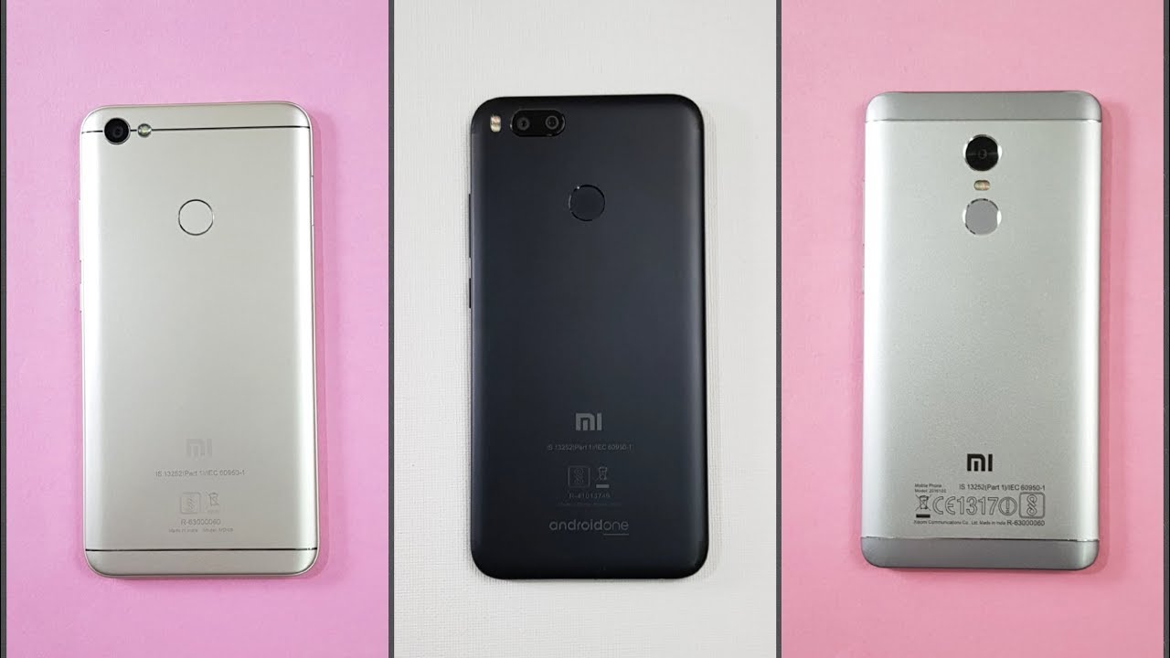 Xiaomi Redmi Y1 vs Mi A1 vs Redmi Note 4 SPEEDTEST !!
