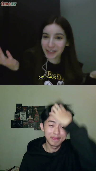 ketika cewek polandia ngerayu cowok indo 🗿 #shorts #ometv #omegle #funny