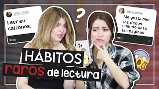 Thumbnail image for ¡Reaccionando a sus HÁBITOS RAROS de lectura!