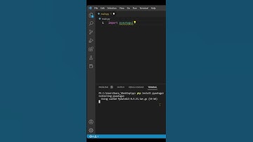 How to install Python packages with PIP - Import libraries