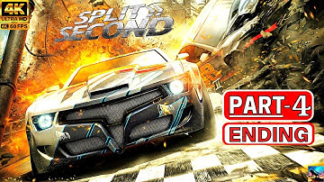 SPLIT SECOND PC Gameplay Walkthrough Part 4 ENDING [4K 60FPS PC] - No Commentary (FULL GAME)
