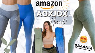 SEAMLESS SCRUNCH LEGGINGS UNDER $20 AFFORDABLE  ACTIVEWEAR  HEATHYOGA TRYON HAUL # 