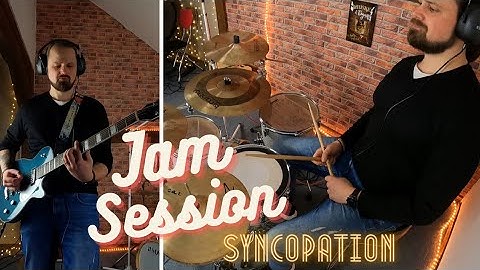 Drums & Baritone Guitar - Syncopated Jam