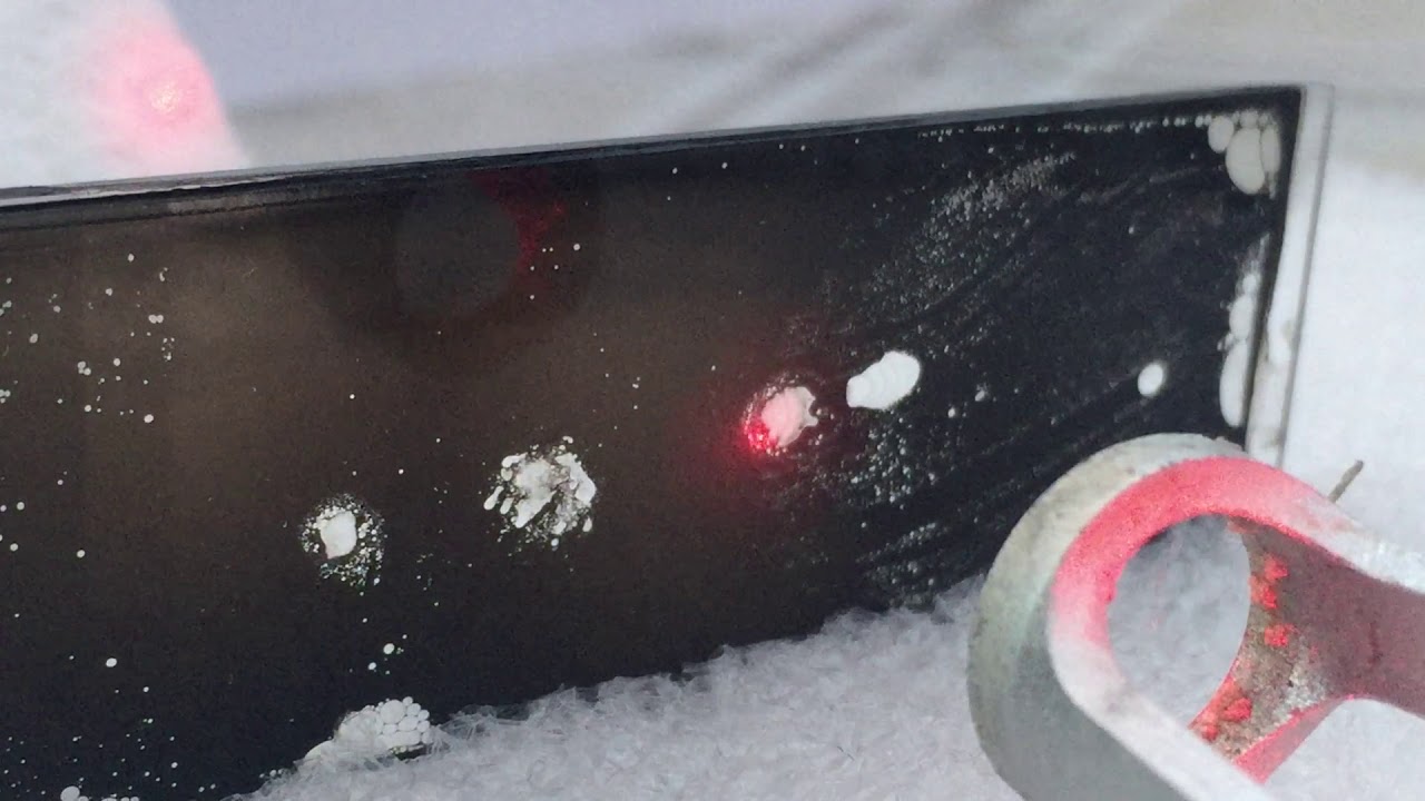 Carbon-Steam reactions - 7.6 J/cm^2