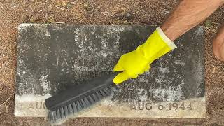 How to Clean Veteran Marble Grave Markers by Memorial Day