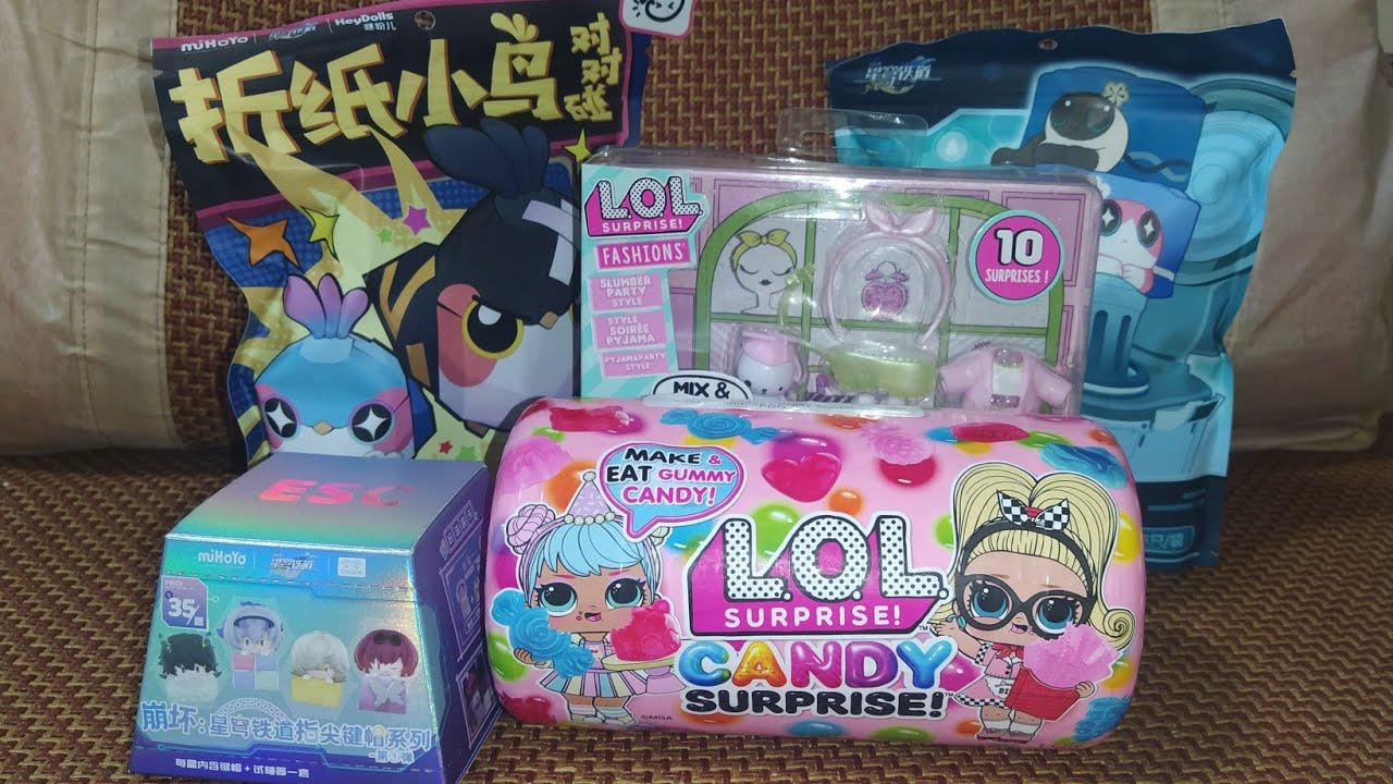[ASMR] Lol Surprise candy surprise, fashion, Honkai Star Rail blind bags, blind box