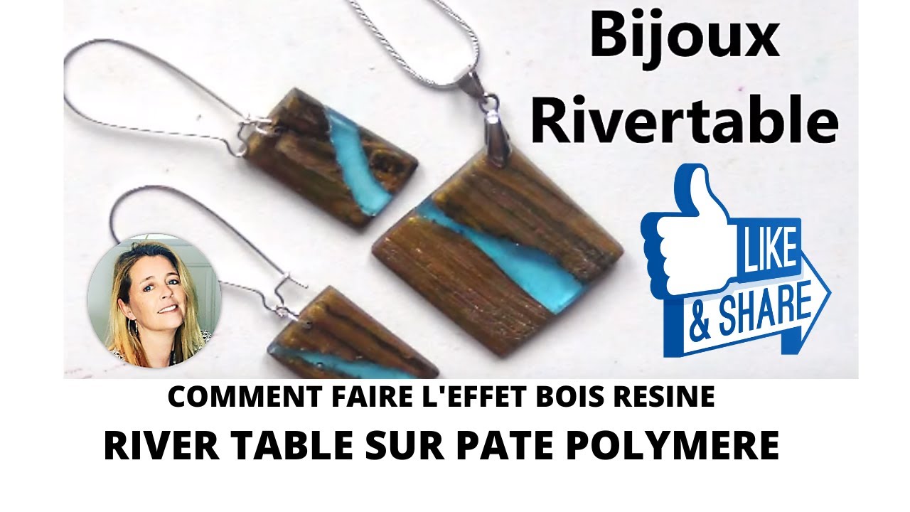 Tuto Bijoux River Table Polymere Et Resin Youtube