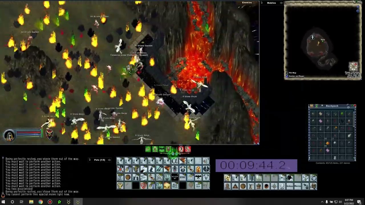Giggles Vs Abyssal Infernal in Ultima Online YouTube