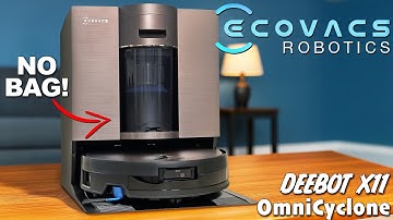 ECOVACS DEEBOT X11 OmniCyclone - The Robot Vacuum That Never Quits!