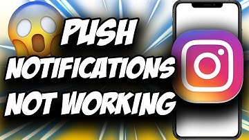 Instagram Push Notifications NOT WORKING in iPhone ✅