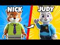 Created All Zootopia Characters in LEGO 🧱