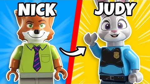 I made EVERY ZOOTOPIA Character in LEGO...