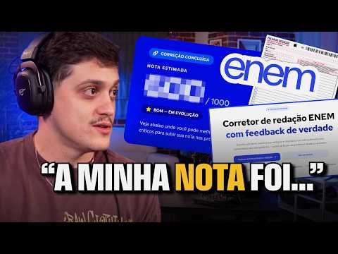 FIZ UMA REDAÇÃO ENEM DEPOIS DE 11 ANOS SEM ESTUDAR