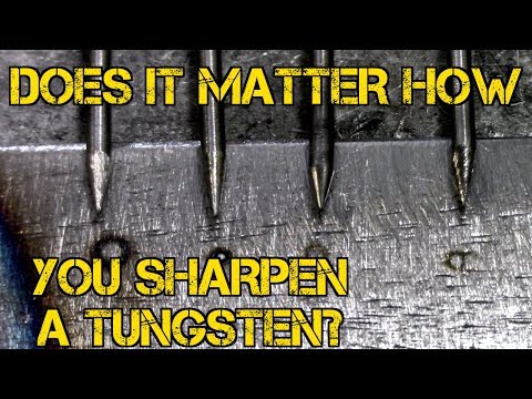 TFS: TIG Simple - Does it Matter How You Sharpen Tungsten?