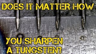 TFS: TIG Simple  Does it Matter How You Sharpen Tungsten?