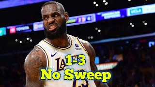 The Lakers Avoid the Sweep as LeBron James and Anthony Davis Show Out Big time in Game 4!