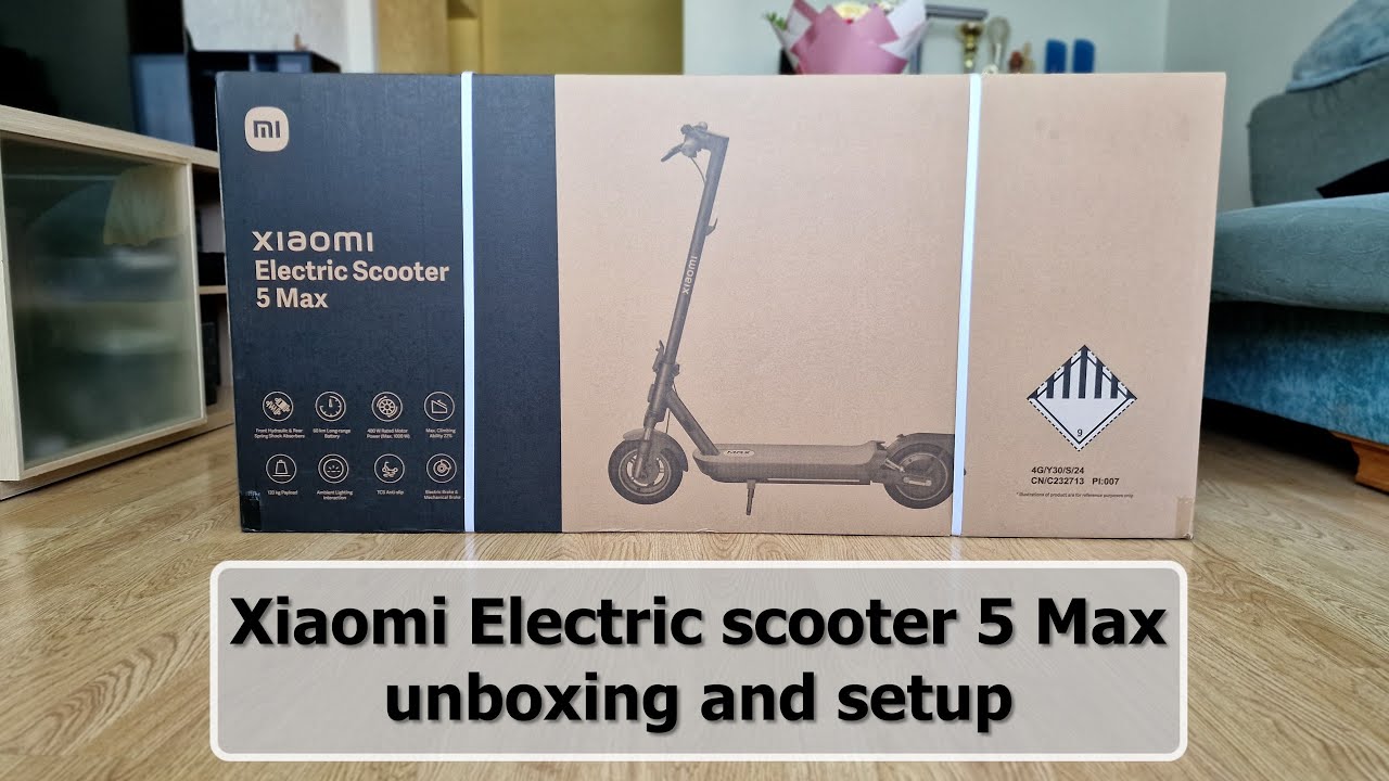 Распаковка и настройка электросамоката Xiaomi 5 Max 2025