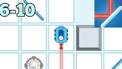 Laser Puzzle - Logic Game Level 6 7 8 9 10 3-Star Android Walkthrough