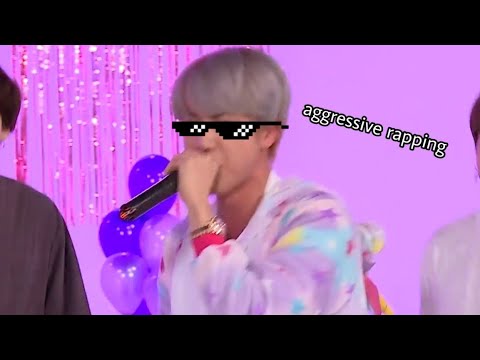 Jin rapping for five minutes straight RAPJIN