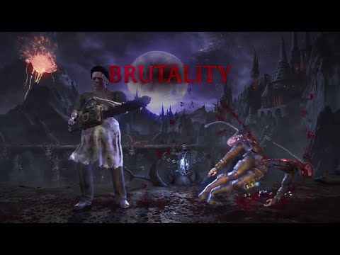 Mortal Kombat XL Leatherface Vs Sonya Blade