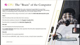 What Is a CPU CPU Basics for Beginners The Brain of the Computer | Fetch-Decode-Execute Cycle