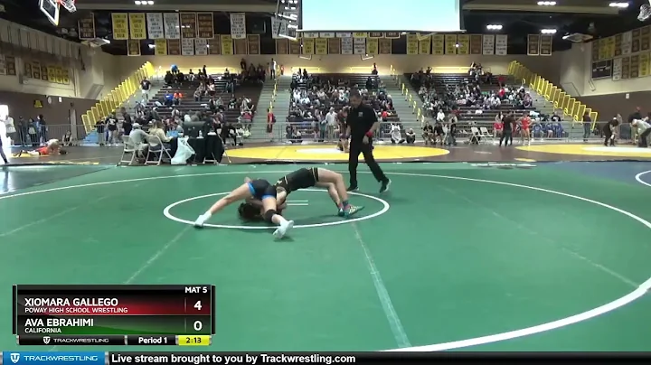 112 Lbs 5th Place Match - Xiomara Gallego, Poway H...