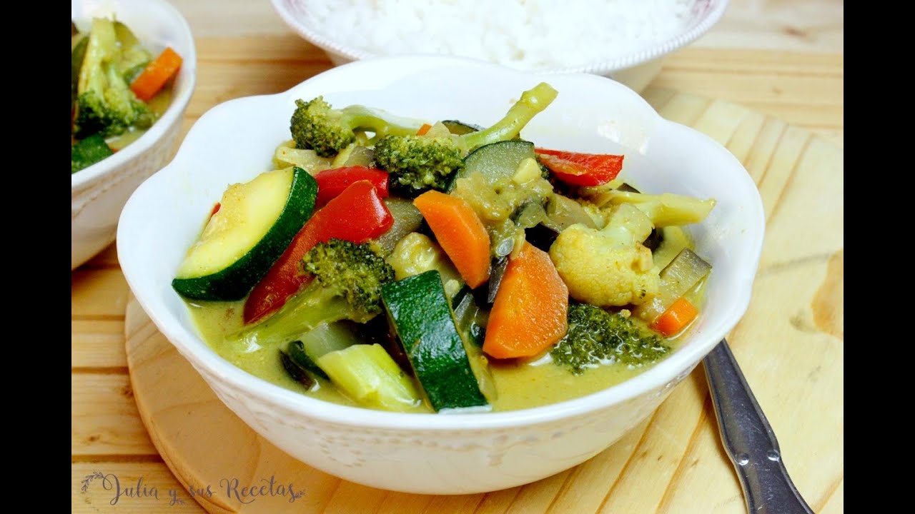 Curry de verduras👍LIGERO Y SABROSO!!