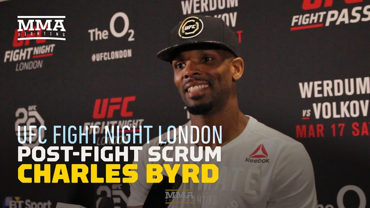 Charles Byrd 'Loved Every Minute' of Being Booed at UFC London - MMA Fighting
