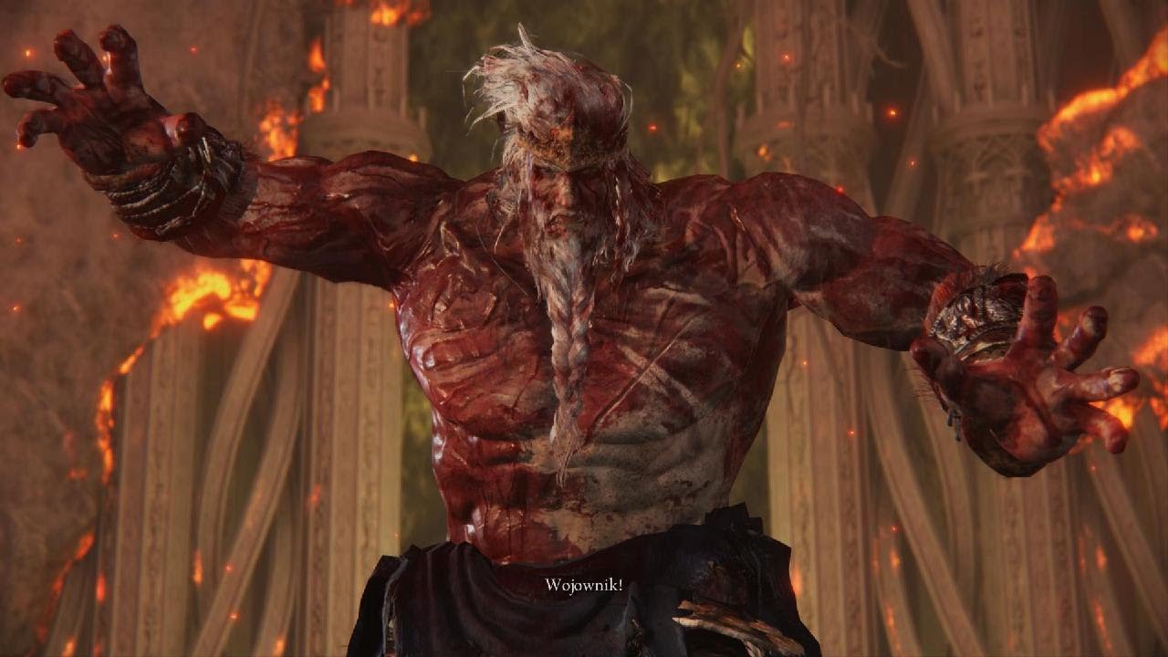 ELDEN RING Shadow... NG+2 Boss : Godfrey Pierwszy Eldeński Władca Hoarah Loux Wojownik.