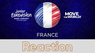 Junior Eurovision 2020 – France (Reaction)⎥Valentina – J'imagine