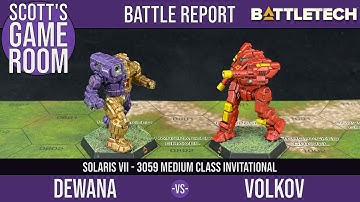 BattleTech Battle Report: Dewana vs Volkov
