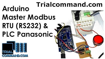 Arduino Mega 2560 Master Modbus RTU & PLC Panasonic Slave (RS232) - TrialCommand.com